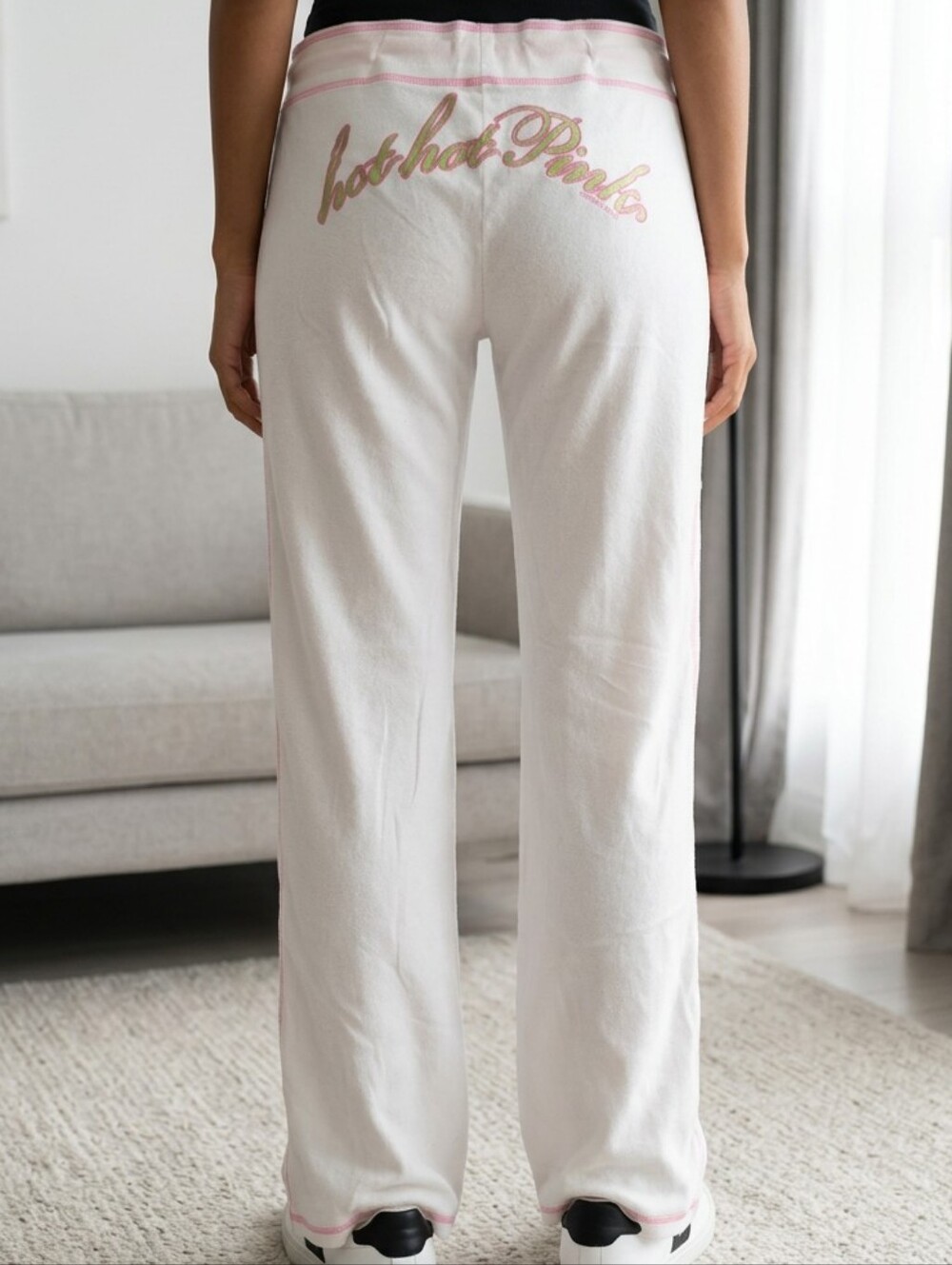 Victoria's Secret PINK Flare Lounge Pants Y2k  LARGE